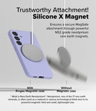 Galaxy S25 Silicone Magnetic | Trustworthy Attachment! Silicon X Magnet