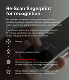 Galaxy S25 Plus Screen Protector | Re-Scan fingerprint for recognition