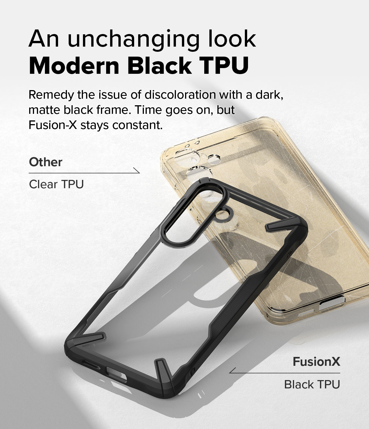 Galaxy S25 Plus Fusion-X | An unchanging look Modern Black TPU