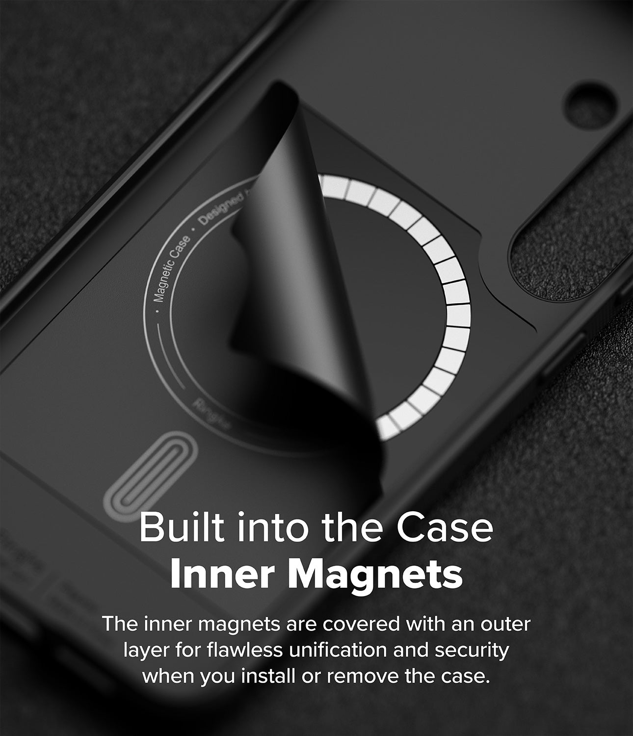 Galaxy S25 Plus Onyx Magnetic | Built into the Case Inner Magnets