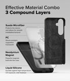 Galaxy S25 Plus Silicone Magnetic | Effective Material Combo 3 Compound Layers