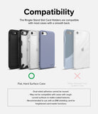 Compatible with Most Cases with A Smooth Back