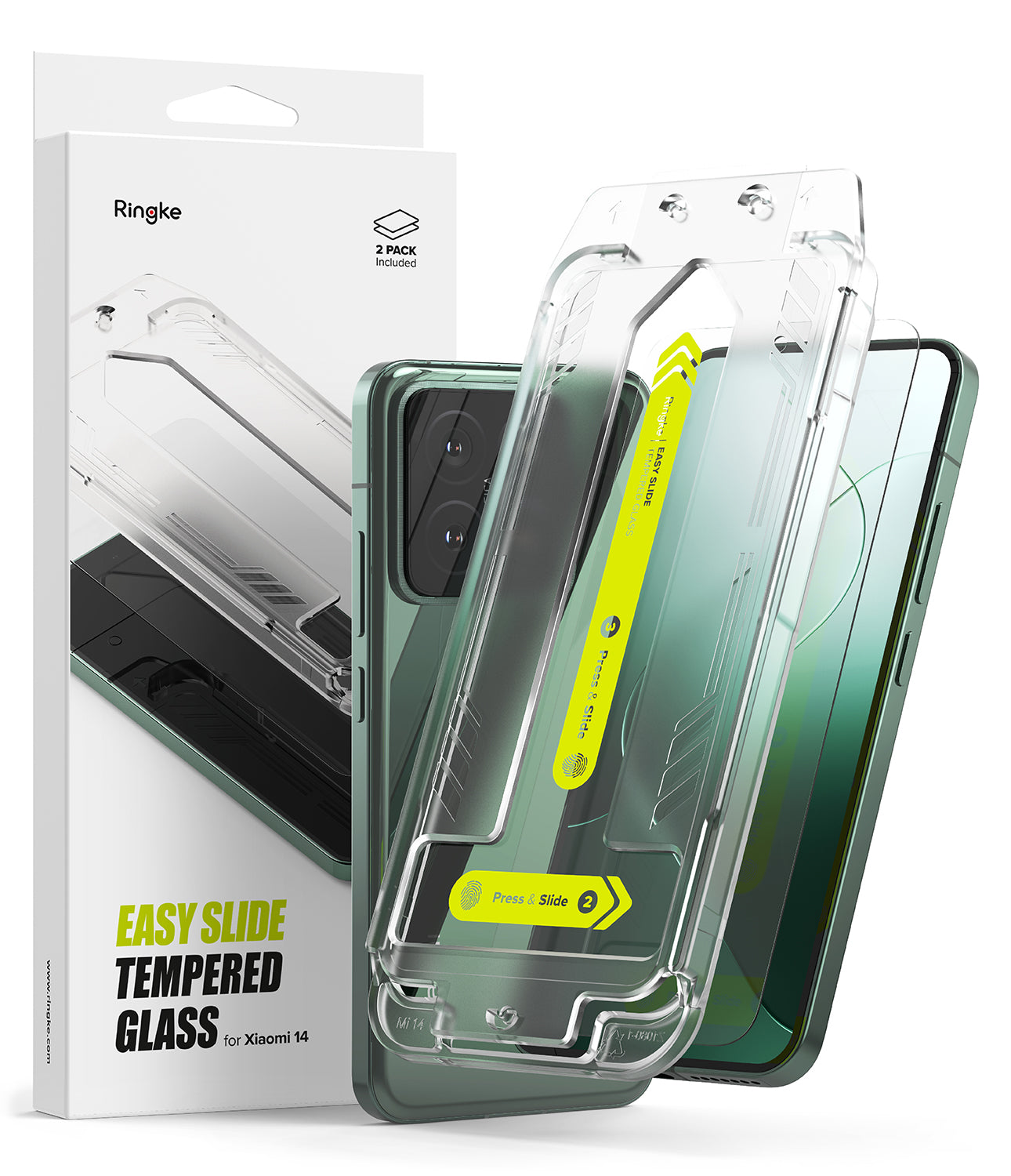 Xiaomi 14 Screen Protector | Easy Slide Tempered Glass