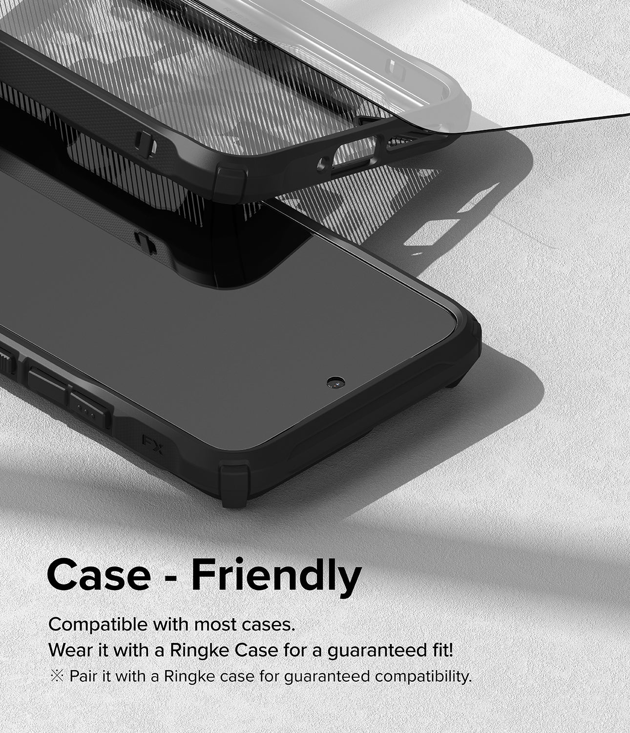 Xiaomi 14 Screen Protector | Easy Slide Tempered Glass - Case Friendly