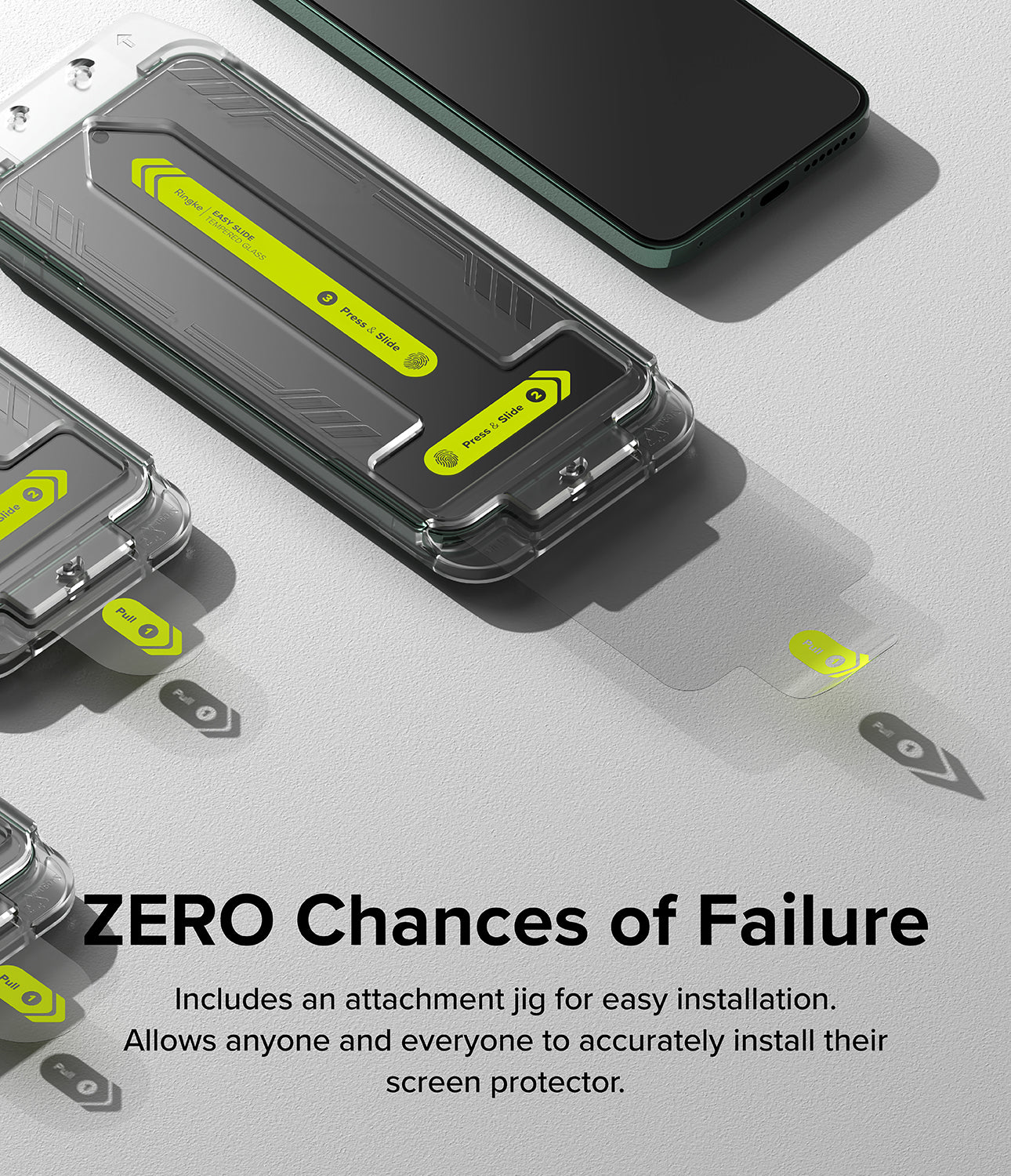 Xiaomi 14 Screen Protector | Easy Slide Tempered Glass - Zero Chances of Failure