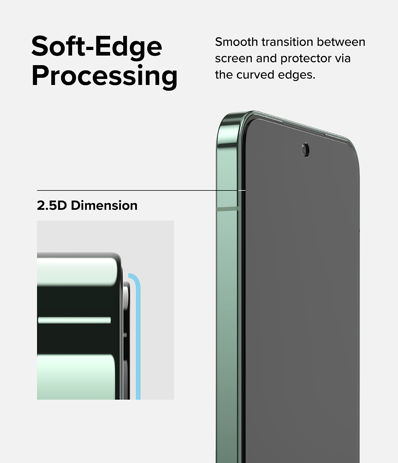 Xiaomi 14 Screen Protector | Easy Slide Tempered Glass - Soft Edge Processing