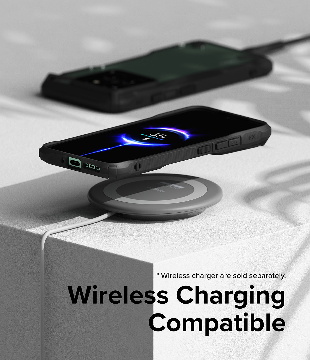 Xiaomi 14 Case | Fusion-X - Black - Wireless Charging Compatible