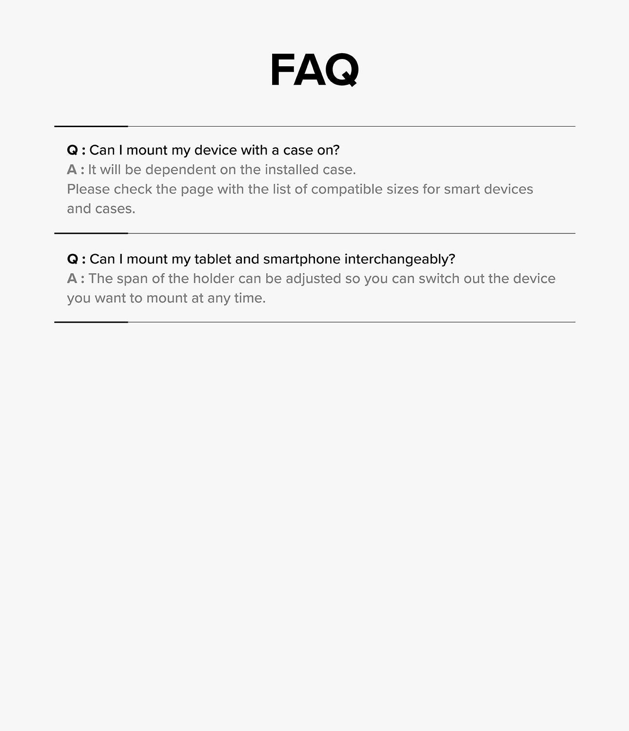 FAQ