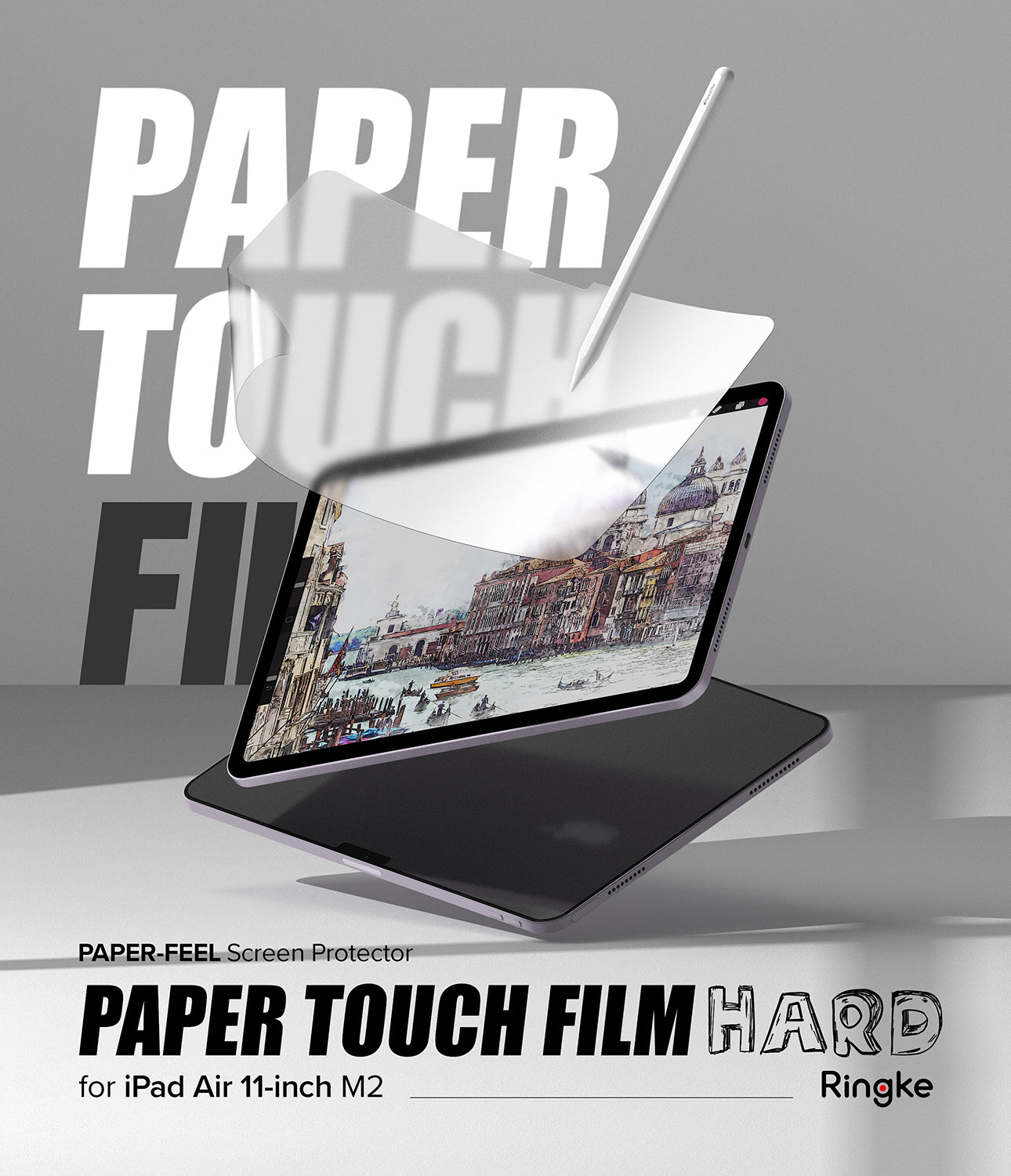 iPad Air 11" (M2) Screen Protector | Paper Touch Film - Hard - By Ringke