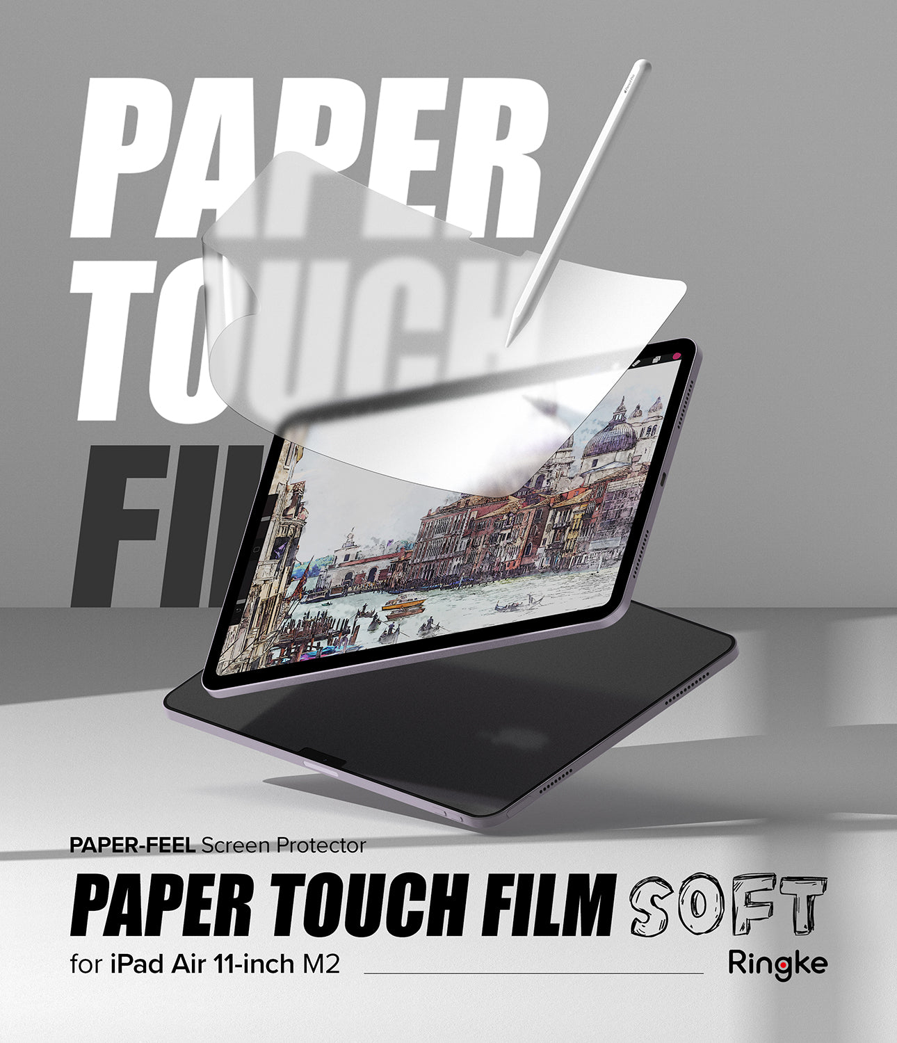 iPad Air 11" (M2) Screen Protector | Paper Touch Film - Soft - By Ringke