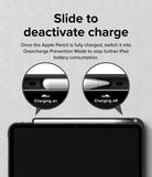 Slide to deactivate charge