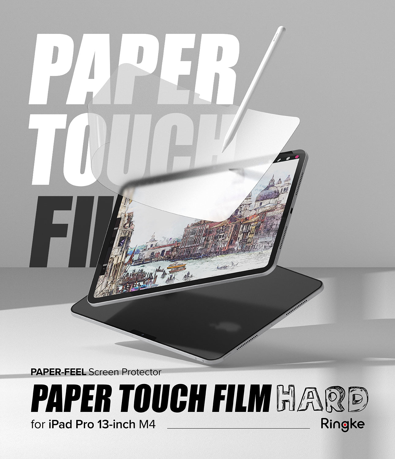 iPad Pro 13" (M4) Screen Protector | Paper Touch Film - Hard - By Ringke