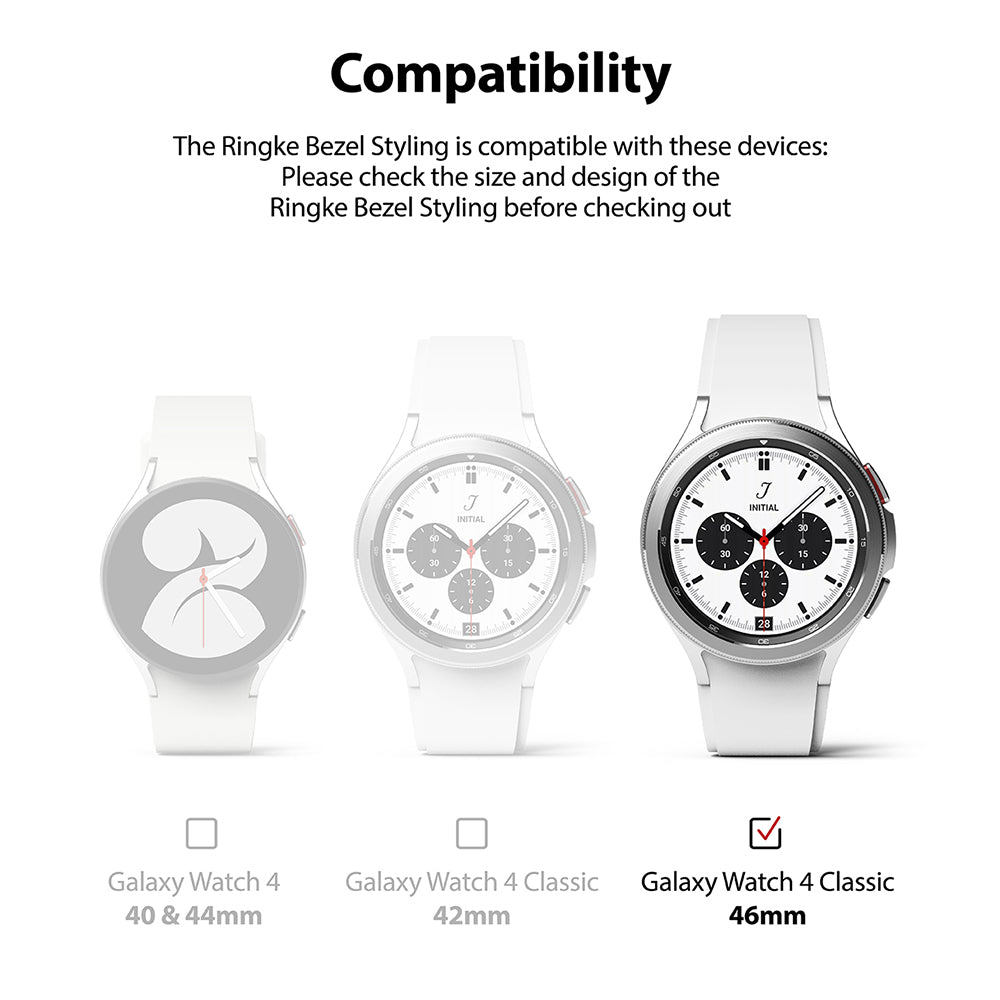 Ringke Bezel Styling  Galaxy Watch 4 Classic [42mm] 101 – Ringke Official  Store