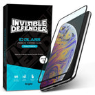 iphone xs invisible defender full coverage tempered glass 1 pack