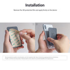 ringke multi card holder installation guide using strong 3m adhesive