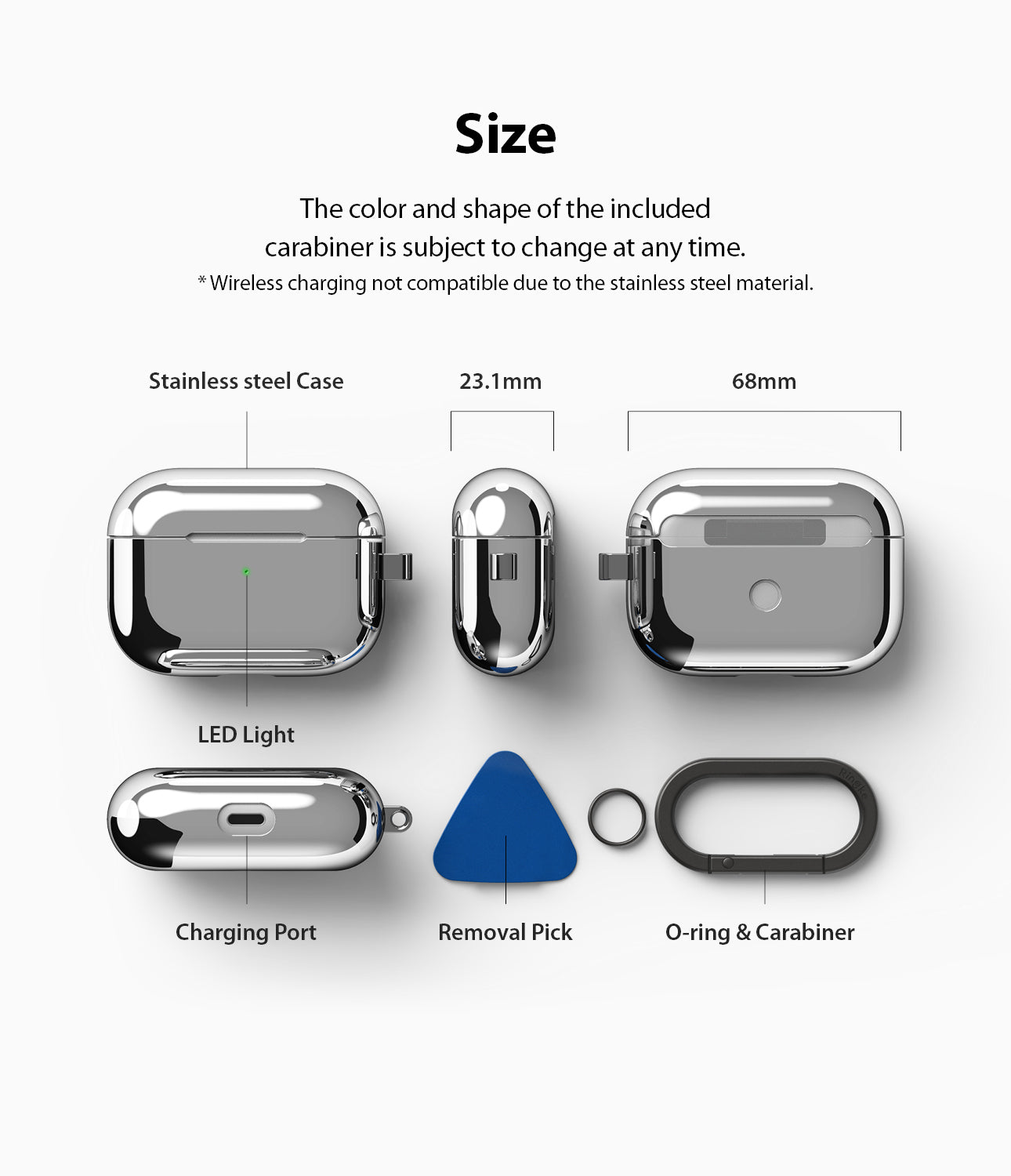 AirPods Ringke Stainless Steel Case – Official Store