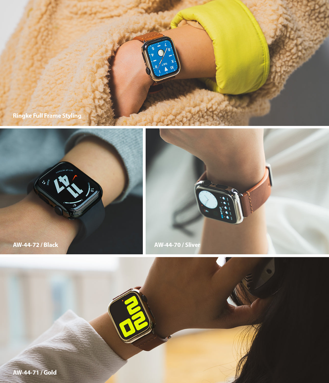 Apple Watch Series 5 / 4 (44mm) | Ringke Full Frame Styling – Ringke  Official Store