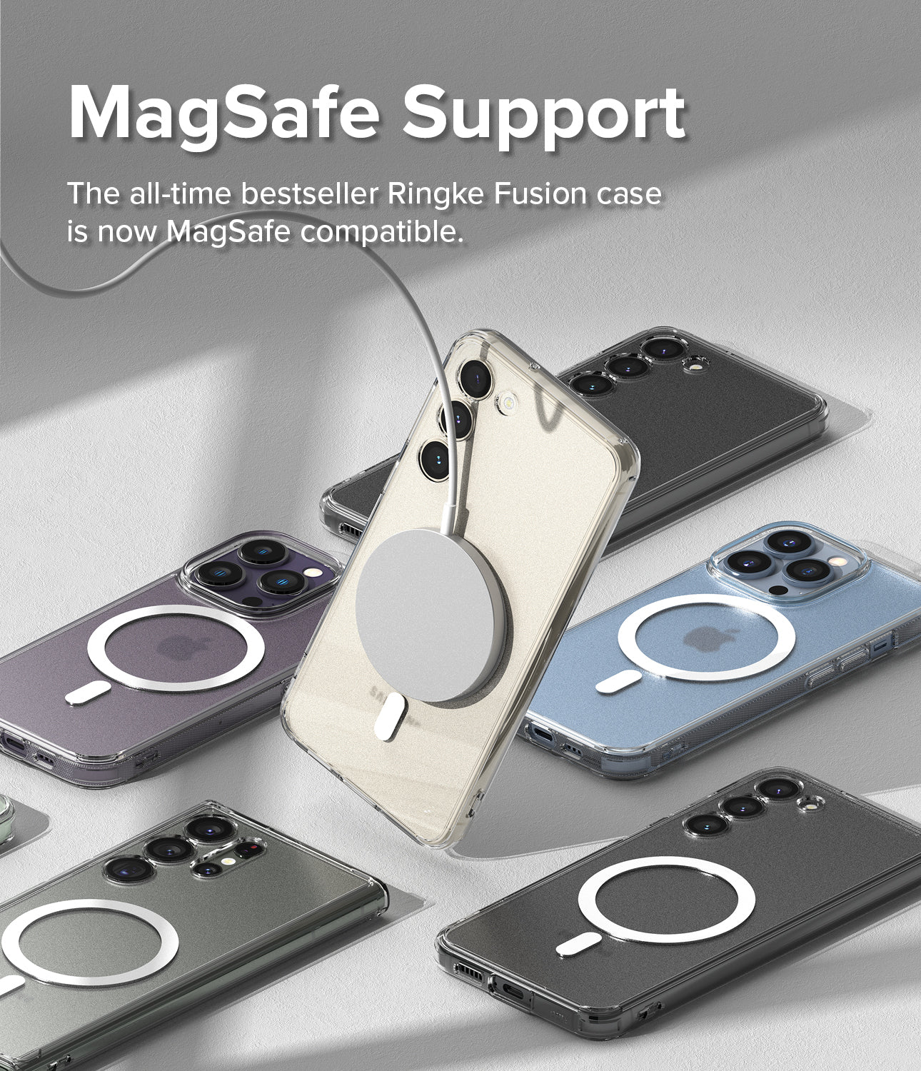 Galaxy S23 Plus Case | Ringke Fusion Magnetic Matte Clear – Ringke