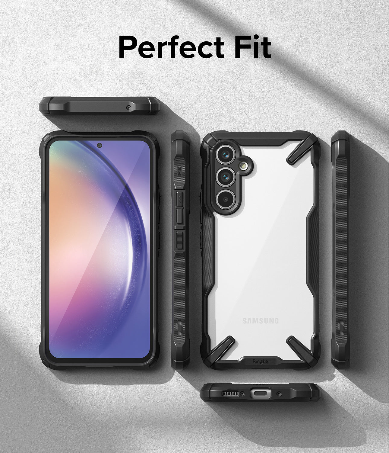  Ringke Fusion [Display The Natural Beauty] Compatible with Samsung  Galaxy A54 Case, Clear 5G Cover for Women, Men, Transparent Shockproof  Bumper Designed for A54 Case - Clear : Cell Phones 
