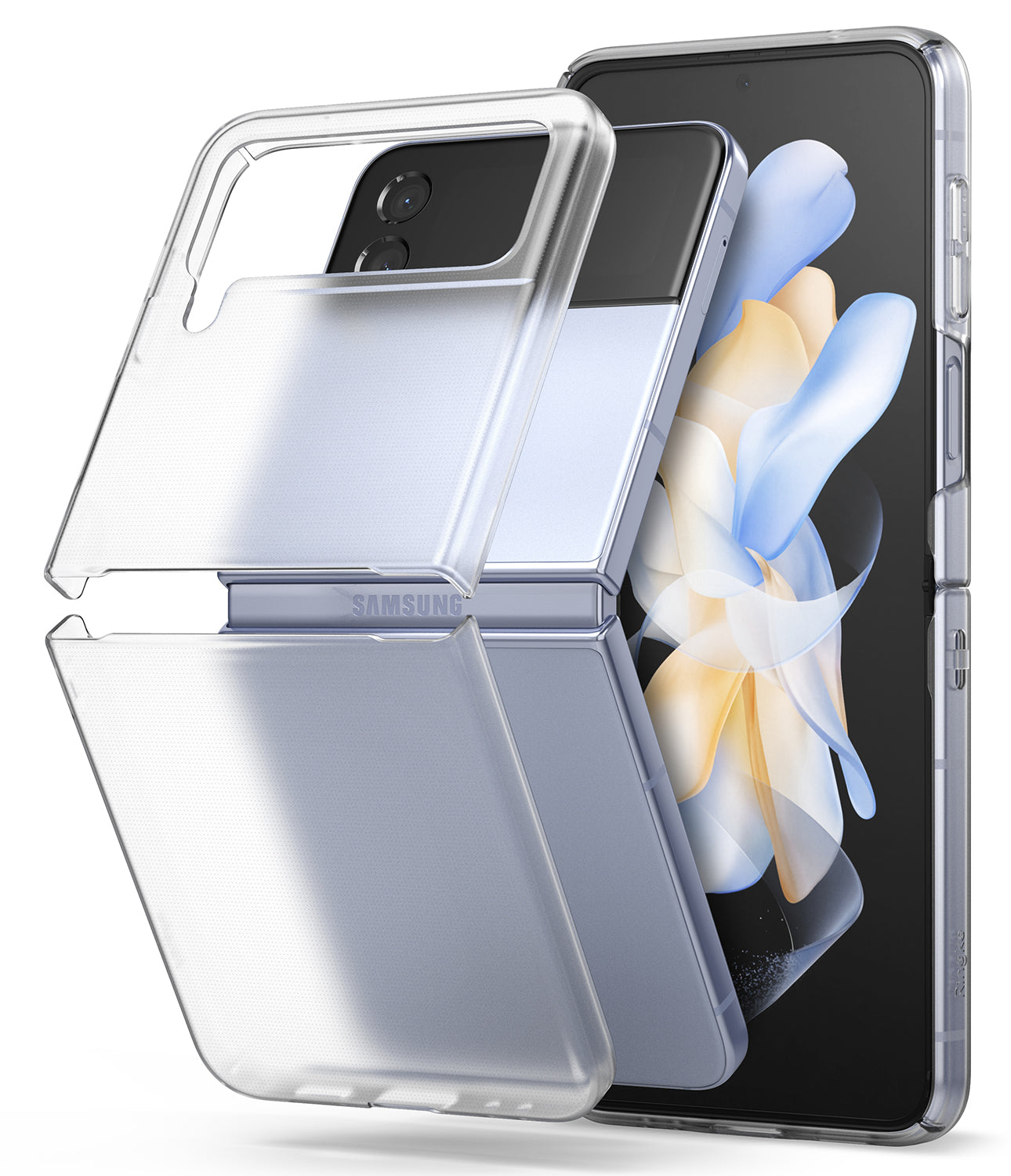 Ringke Funda delgada [material antiamarilleo] compatible con Samsung Galaxy  Z Flip 4 5G (2022) para minimalista pero resistente, funda transparente