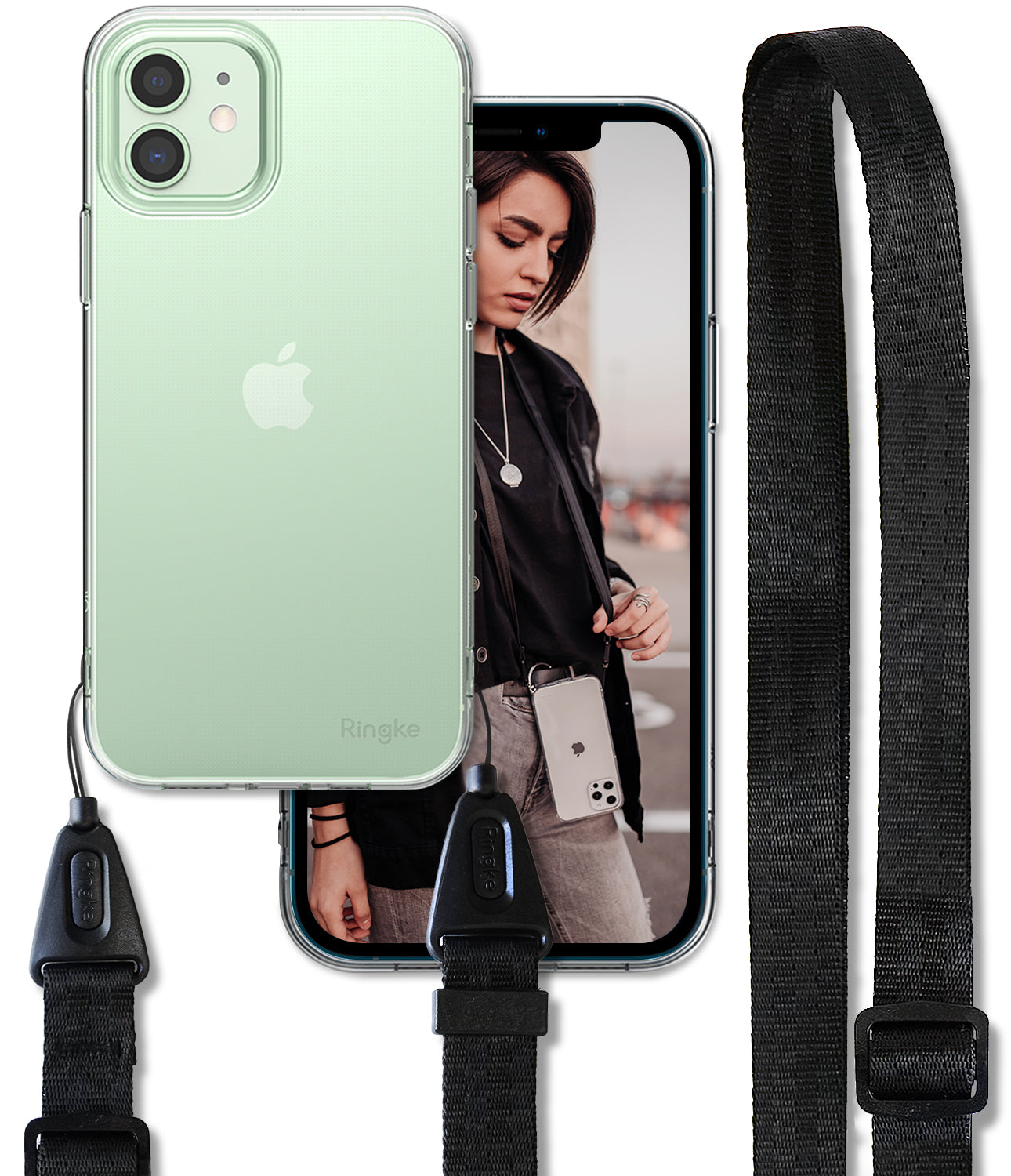 iPhone 12 Mini Case Air Shoulder Strap Ringke Official Store