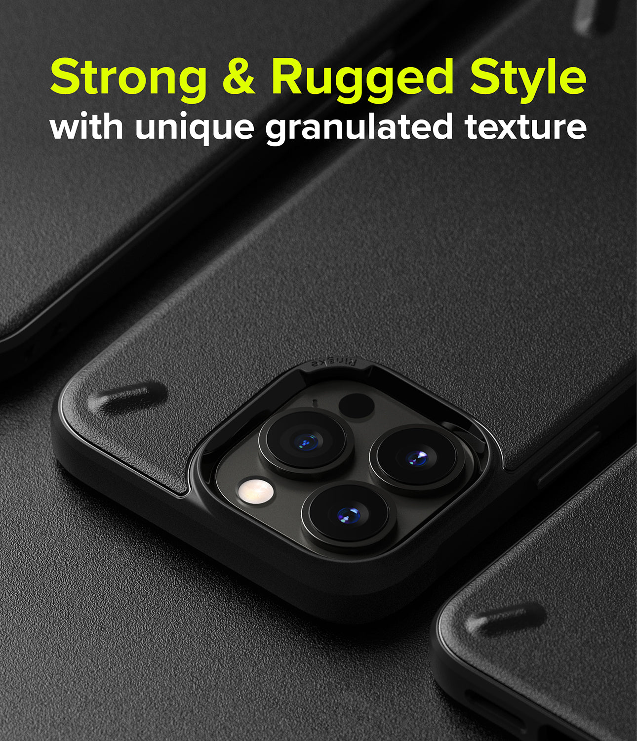 Ringke Onyx Case Compatible with iPhone 13 Pro, Tough Rugged TPU Heavy Duty Protective Cover - Black