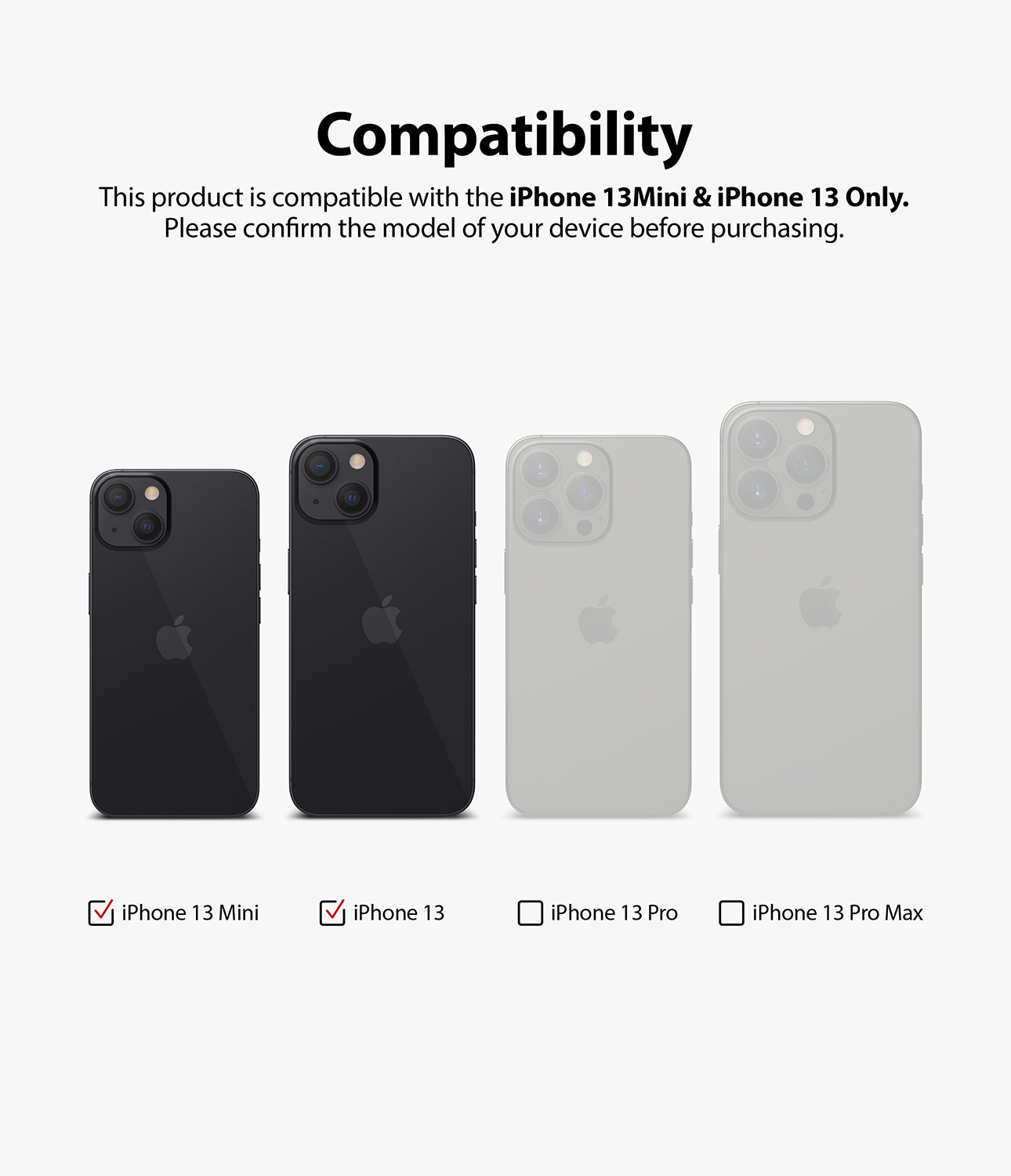Raptic | iPhone 13 Mini Case - Shield, Black