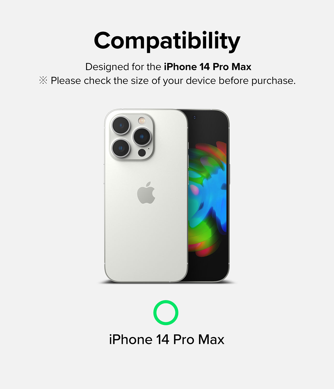 USA Mica Premium Antiespía iPhone 14 Plus / 13 Pro Max - Ringke — Dastore