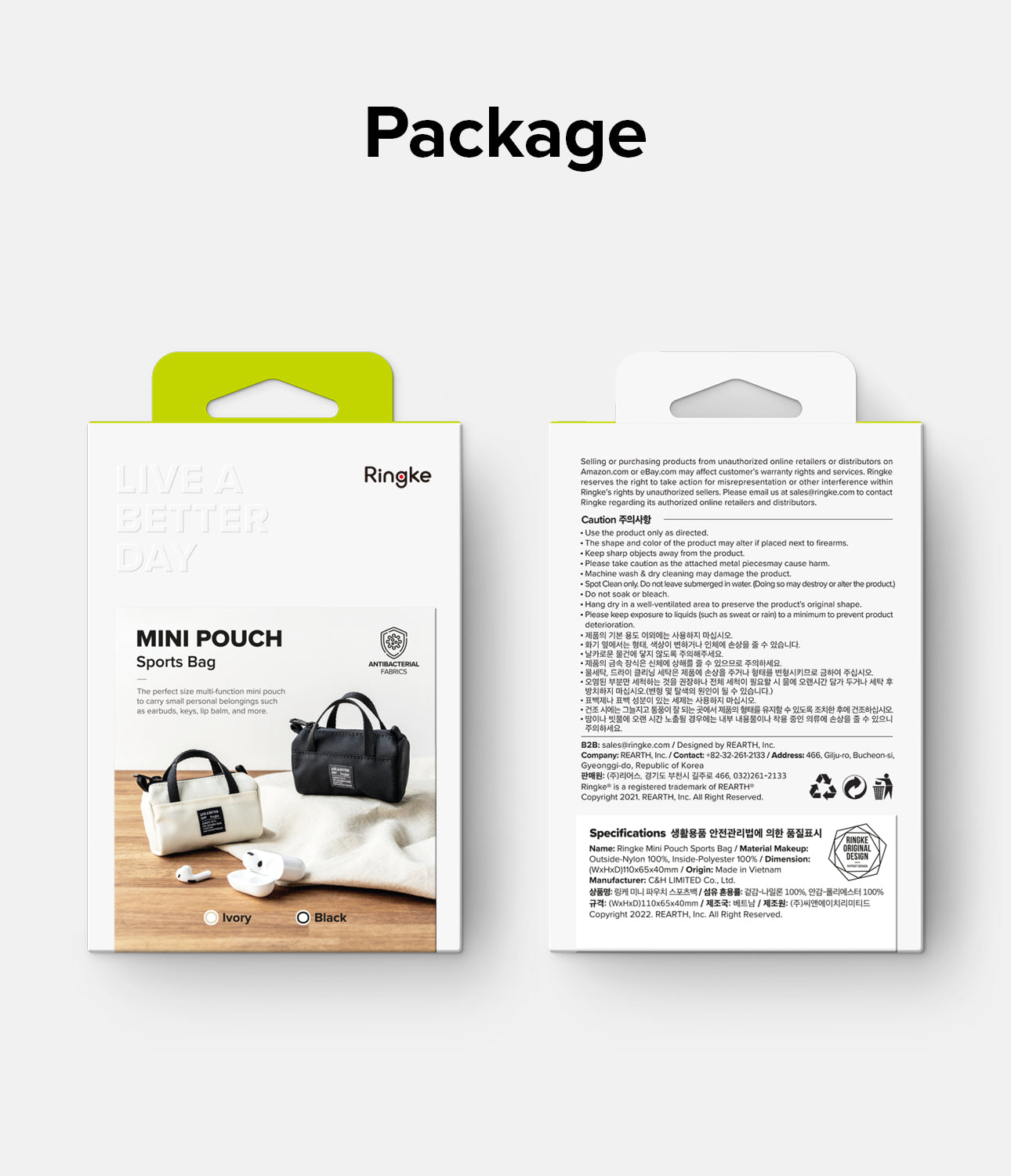 Ringke Mini Pouch Block  AirPods Case – Ringke Official Store