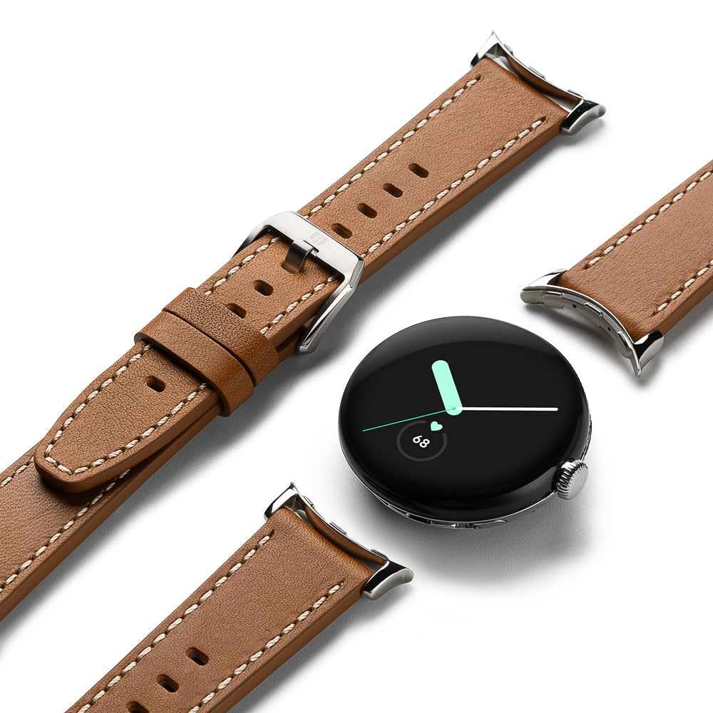 Google Pixel Watch 2 Gold with Lichen Green Strap