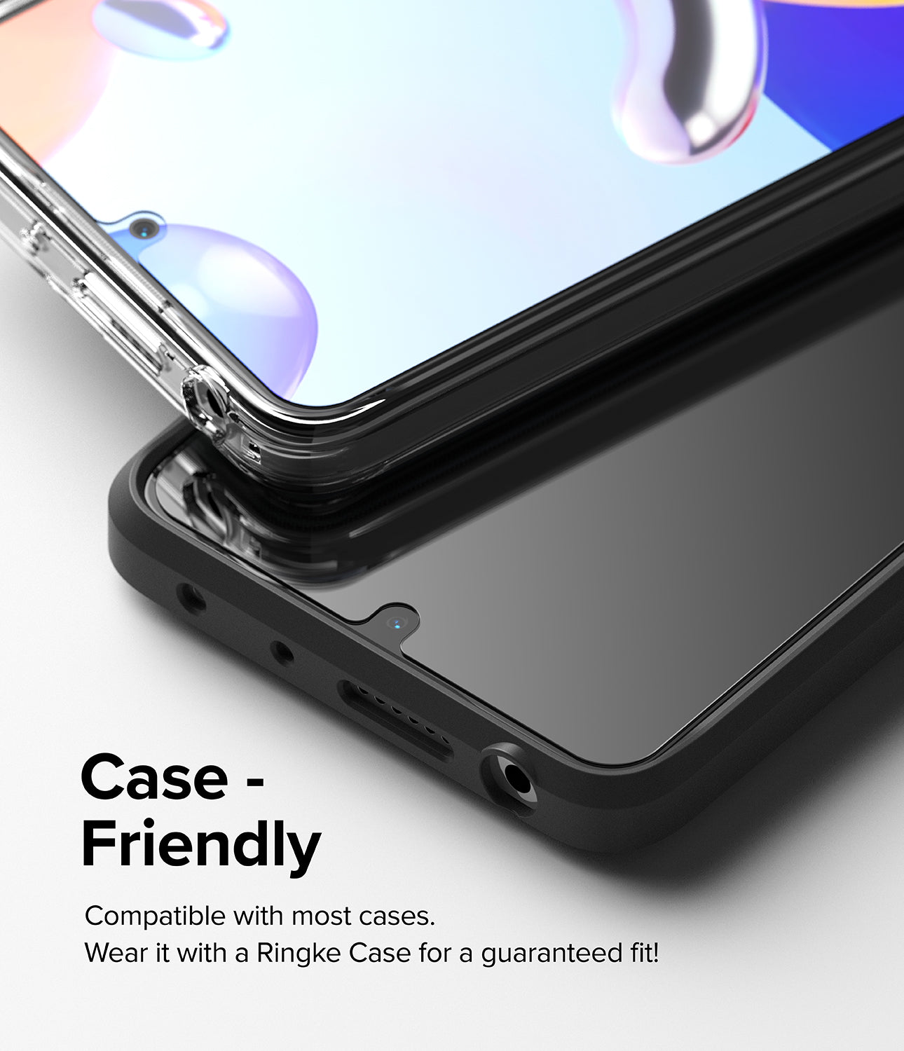 Protector Xiaomi Redmi Note 11S 5G bordes reforzados gris - en